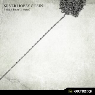 Silver Hobby Chain 1mm x 1mm (1 meter)