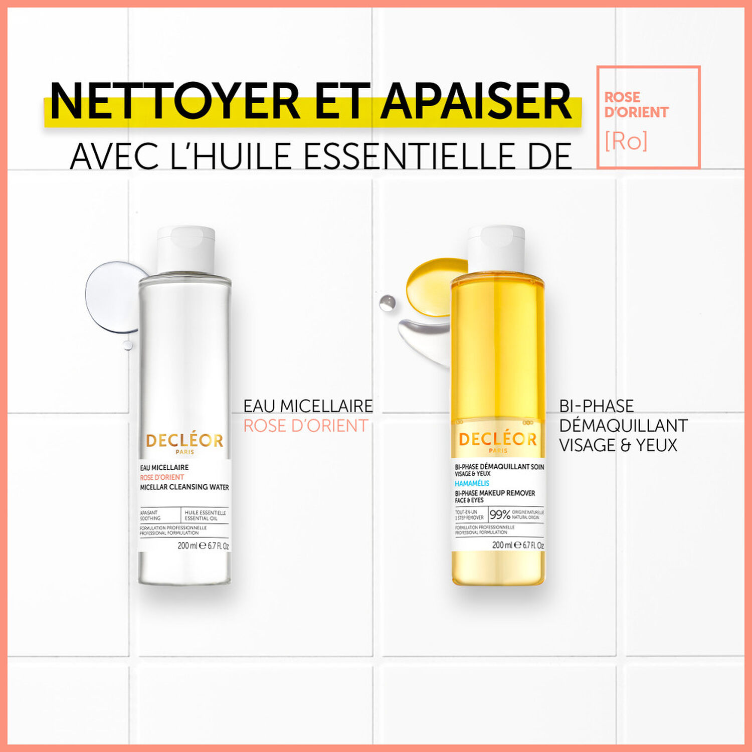 Decléor Aroma Cleanse Bi-Phase Nettoyant & Démaquillant 200 ml