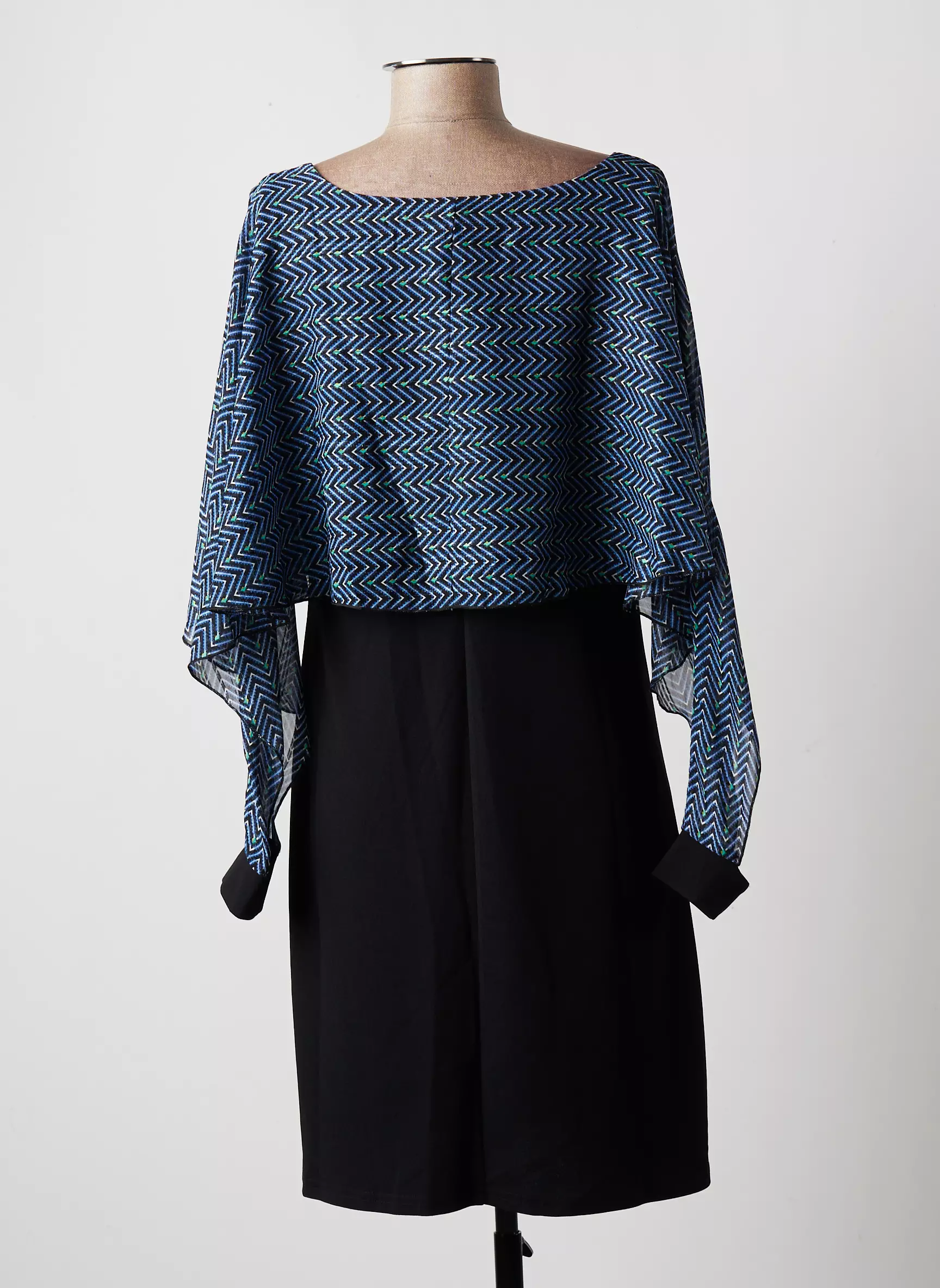 Multiples Robes Mi Longues Femme couleur bleu
