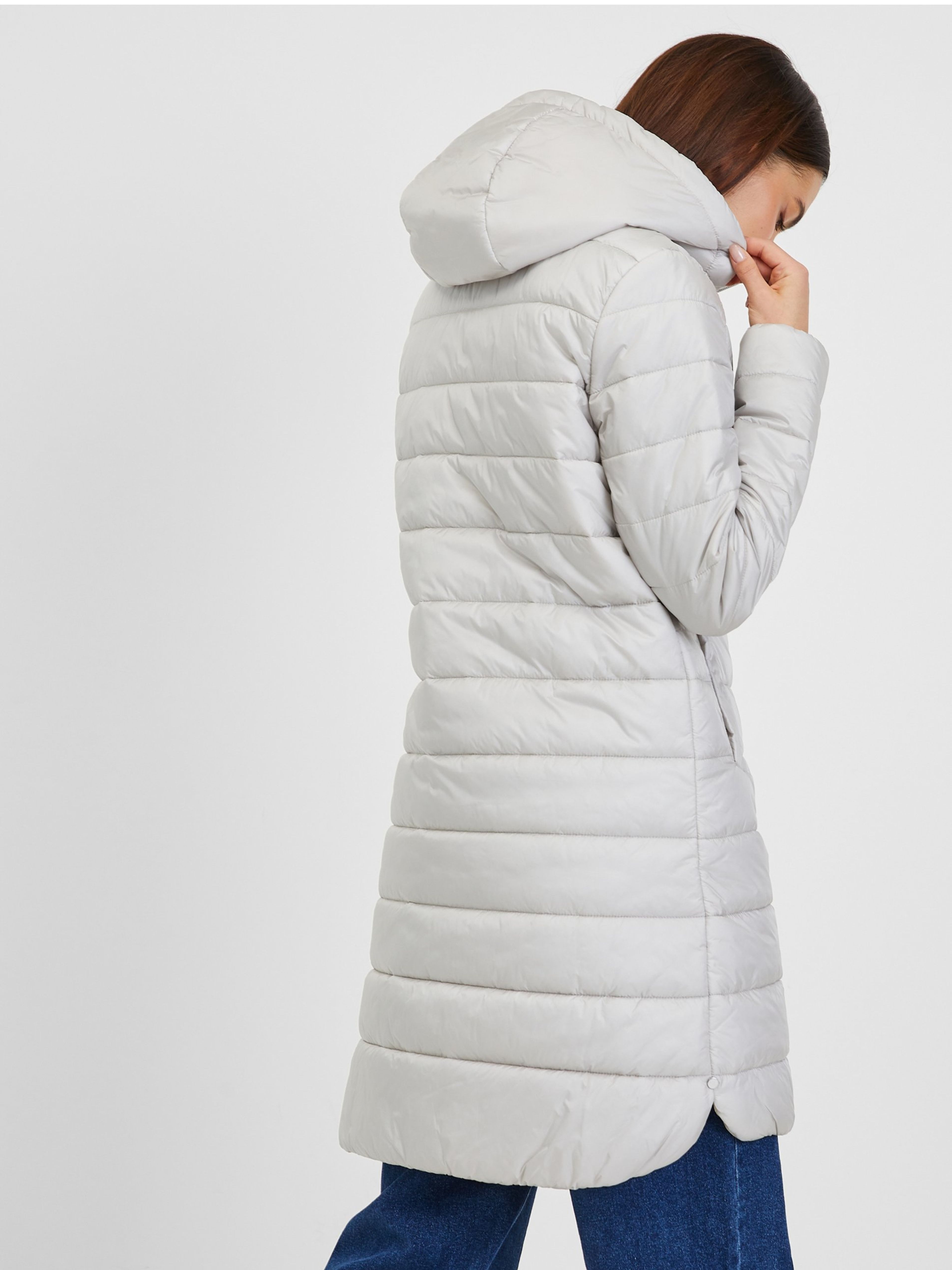 Hellblauer Winter-Steppmantel ORSAY