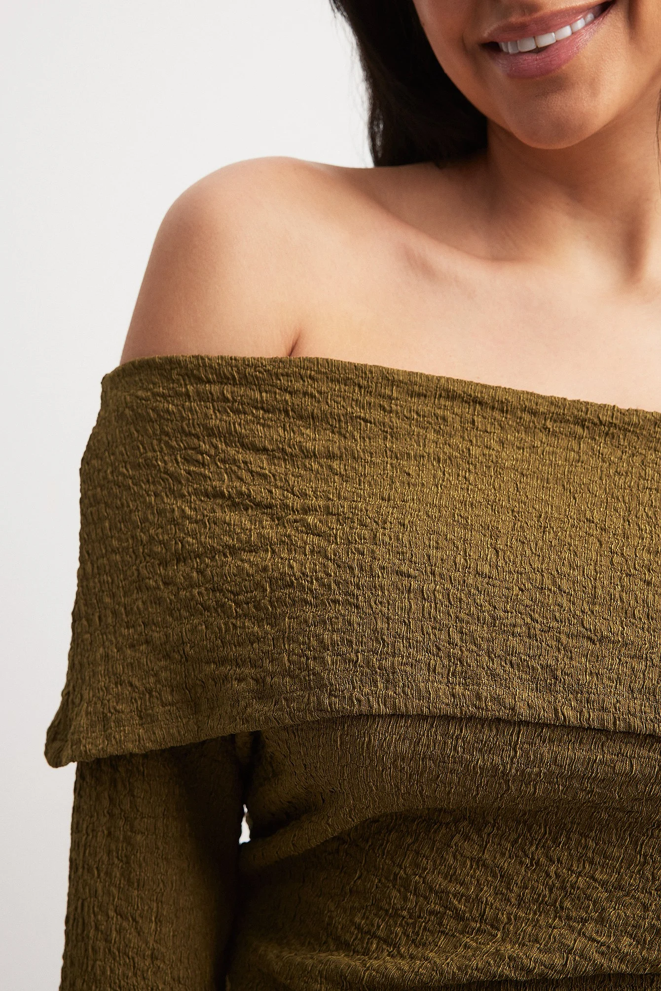 Off Shoulder Structured Top