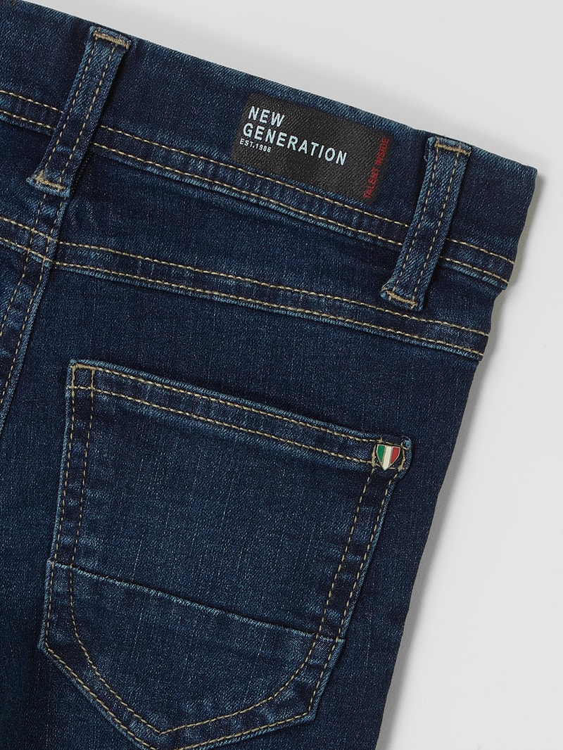 Jeans mit Stretch-Anteil Modell 'Theo' in jeans