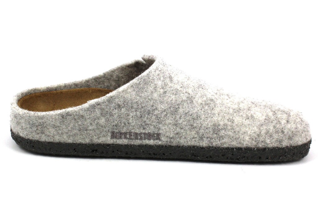 BIRKENSTOCK Hausschuhe grau
