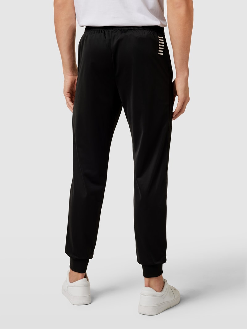 Sweatanzug mit Label-Details in schwarz