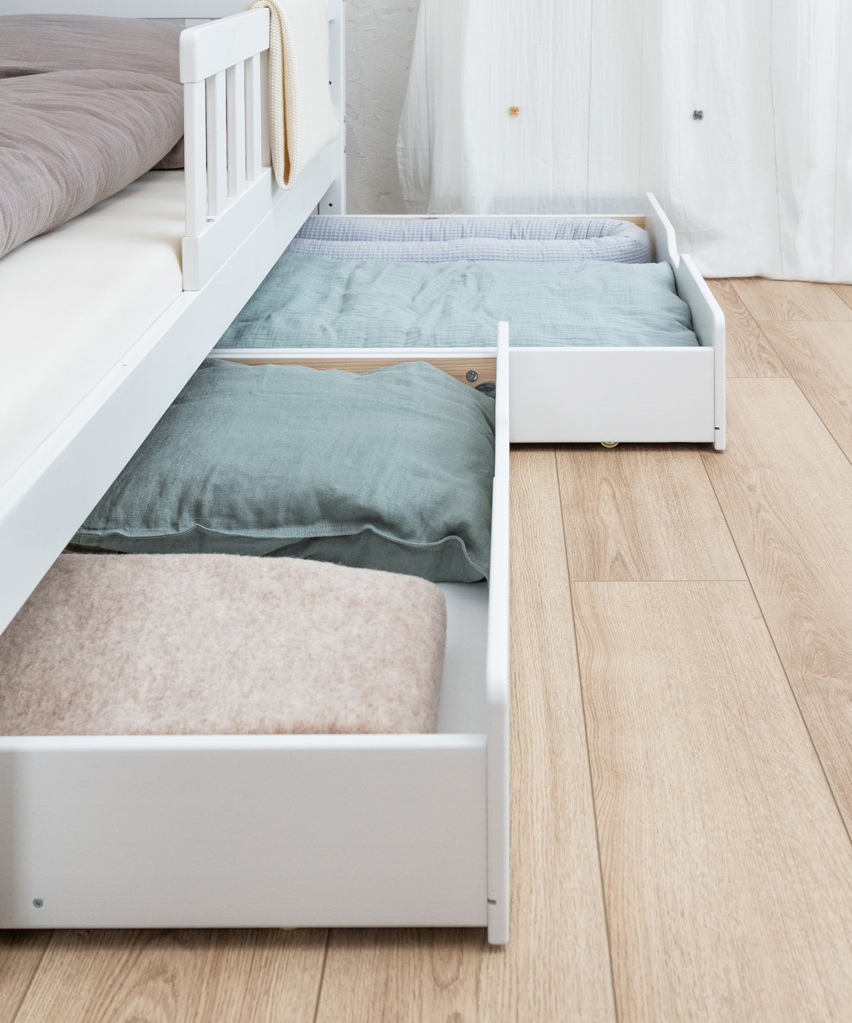 Hausbett Kiefer Weiß