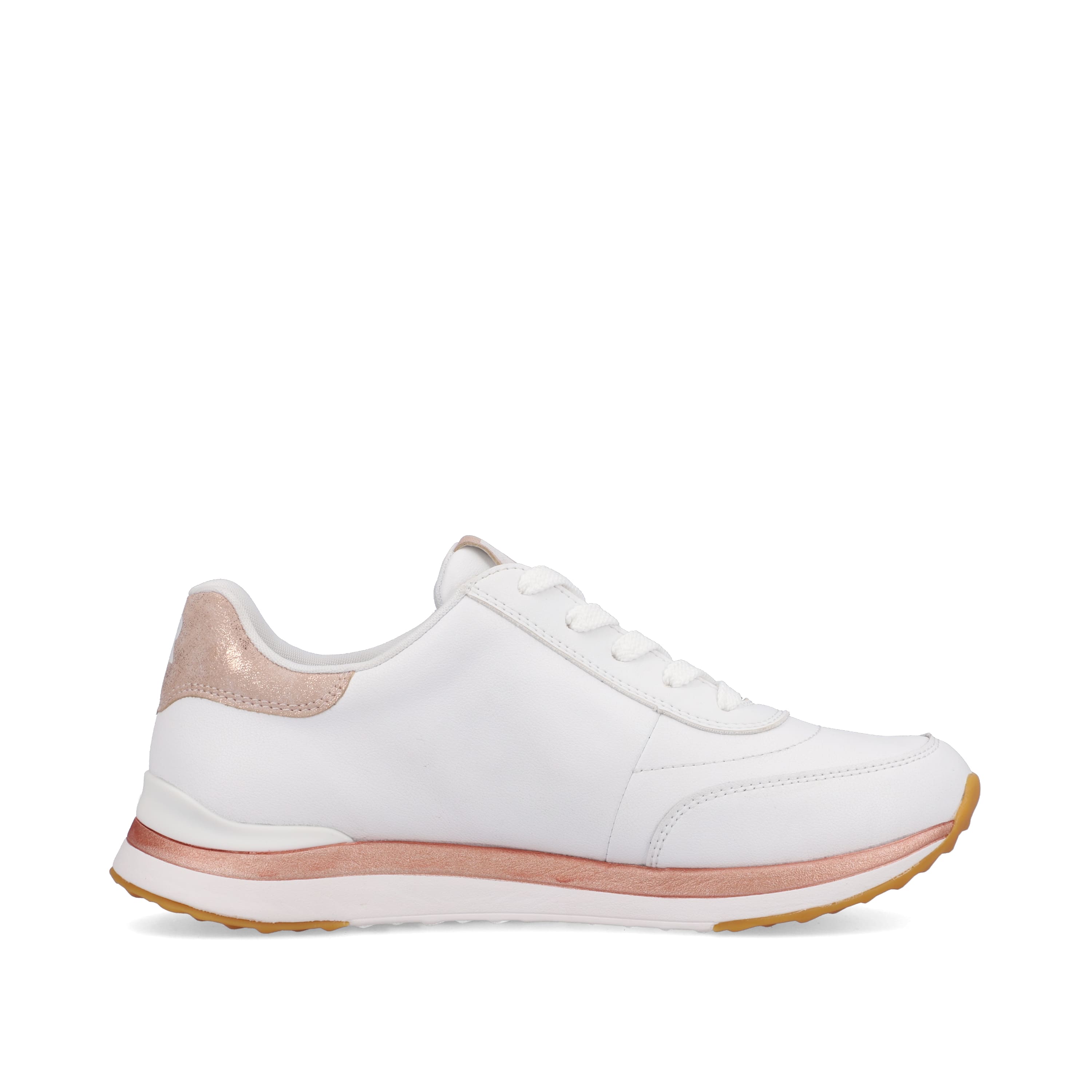Rieker Damen Sneaker Low swan-white rose