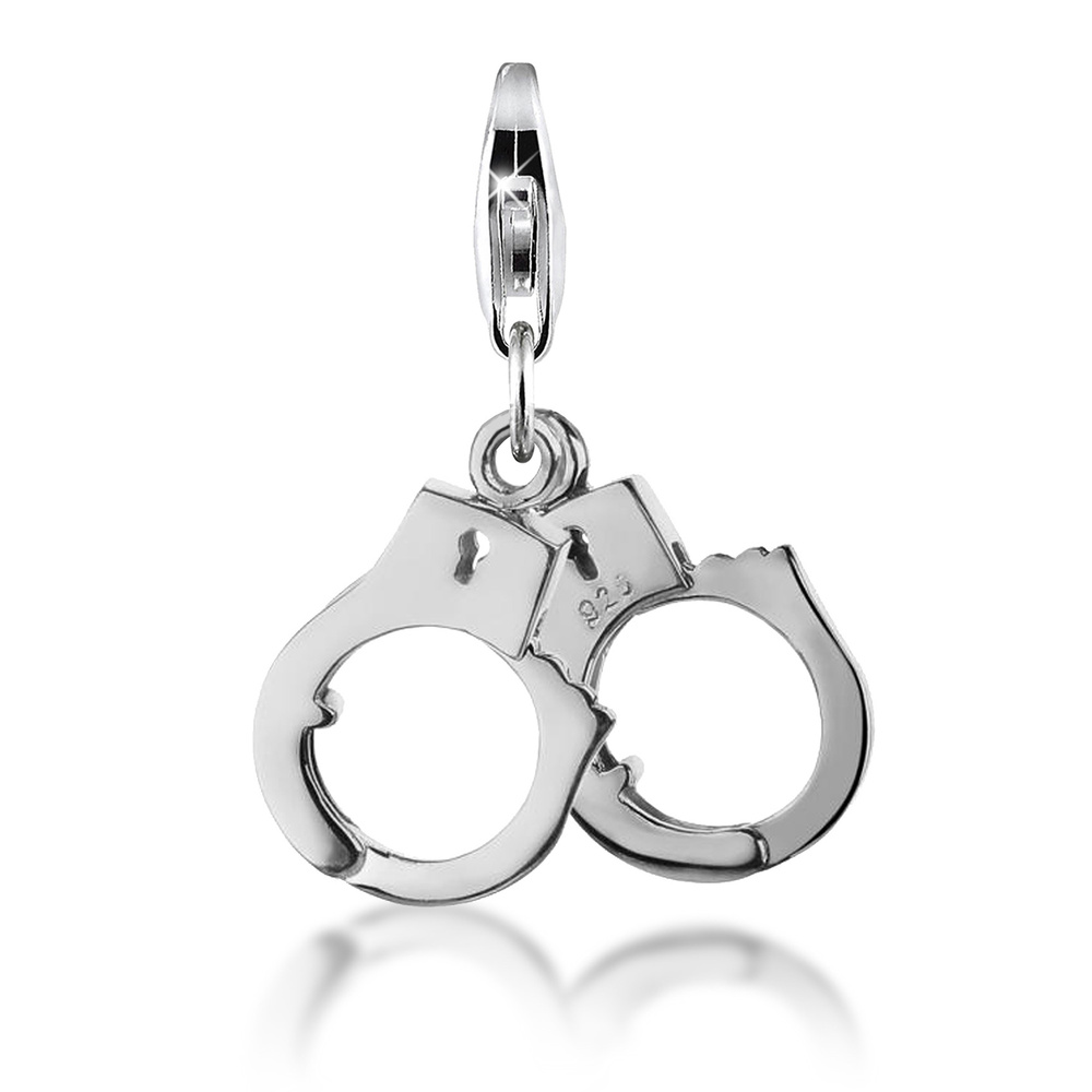 Nenalina Nenalina Amulette Femmes pendentif menottes en argent sterling 925 Pendentif