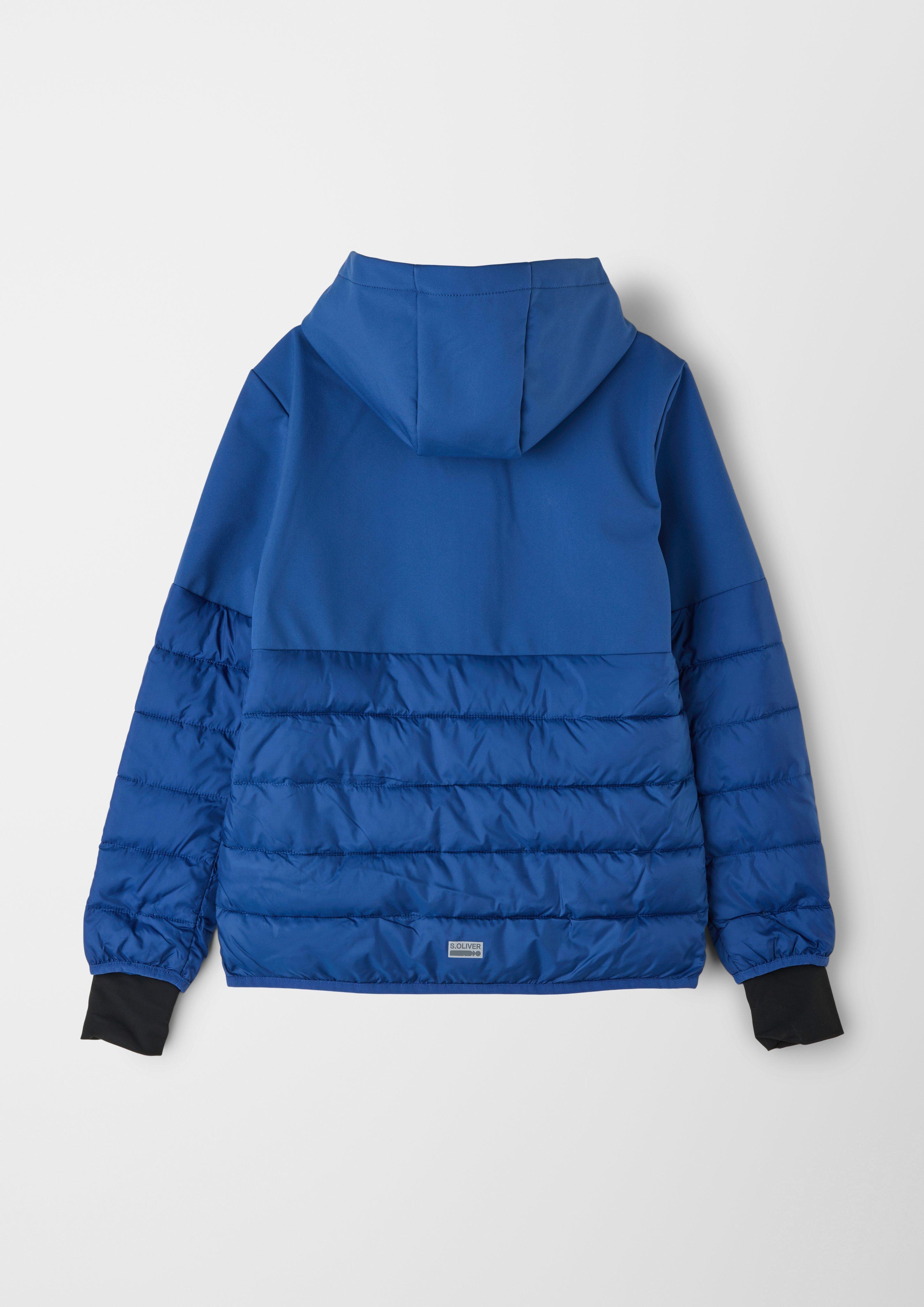 Gefütterte Jacke im Materialmix  2116511-5490