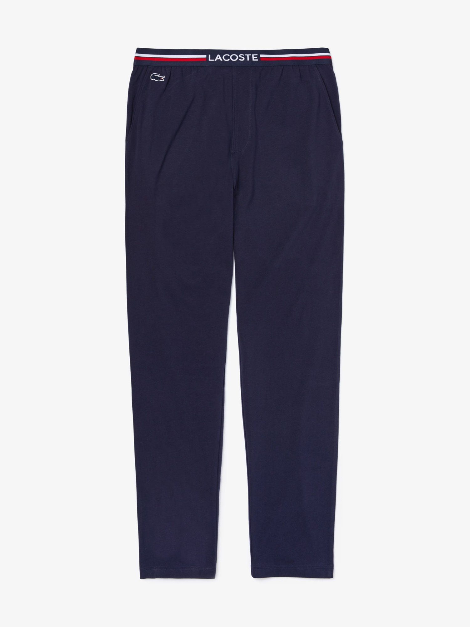 Lacoste Pyjamahose Hose Lounge Pyjama-Hosen in Trikolor aus Jersey (1-tlg)