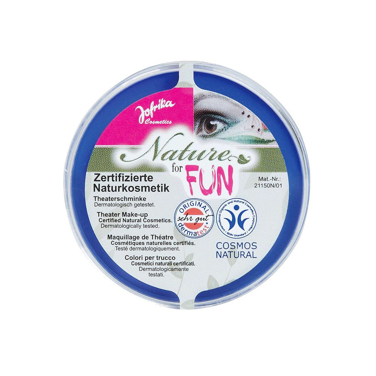 Naturkosmetik Schminke blau