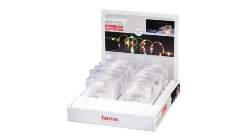 Hama USB-LED-Lichterkette, Bunt, 3 m