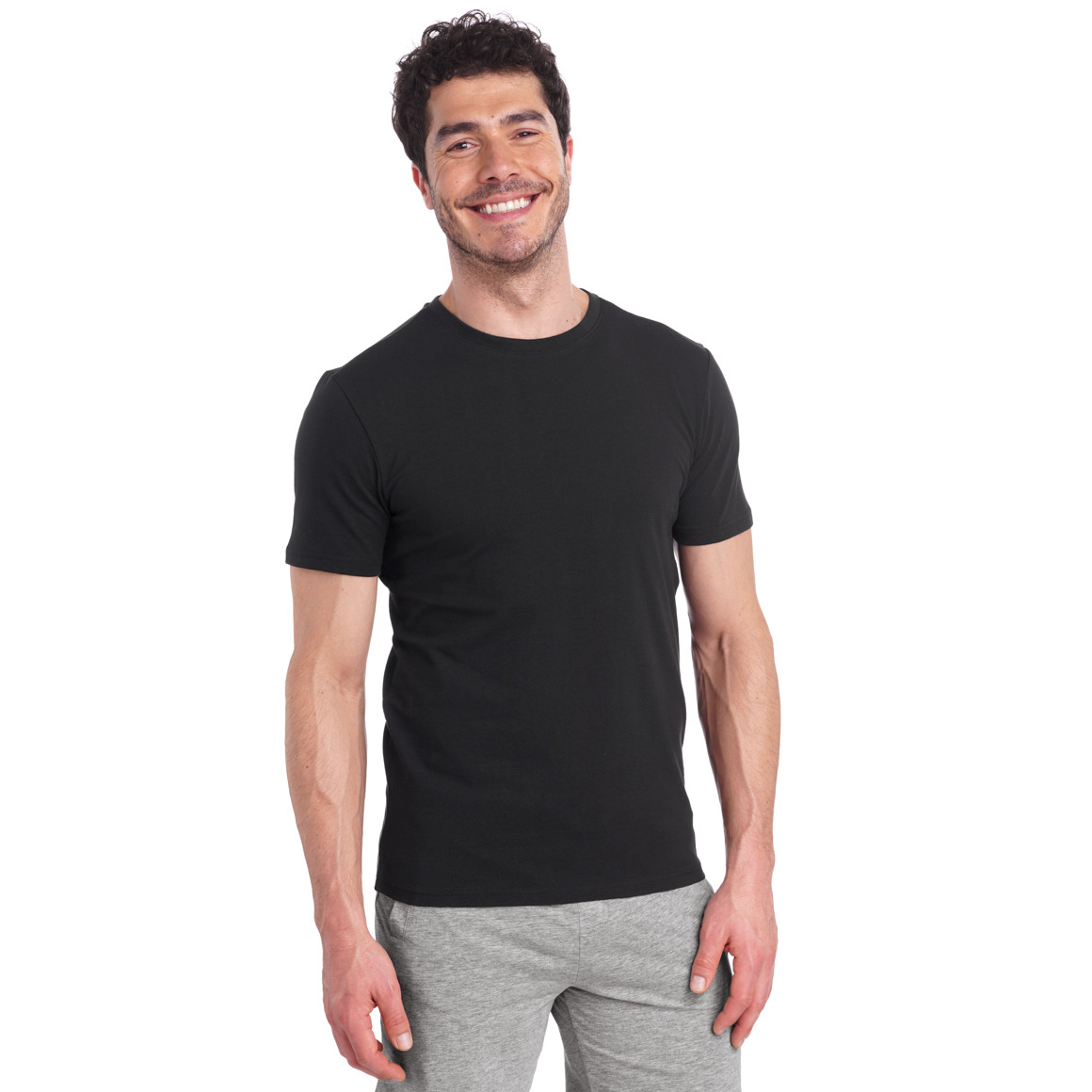 Herren T-Shirt mit Rundhalsausschnitt