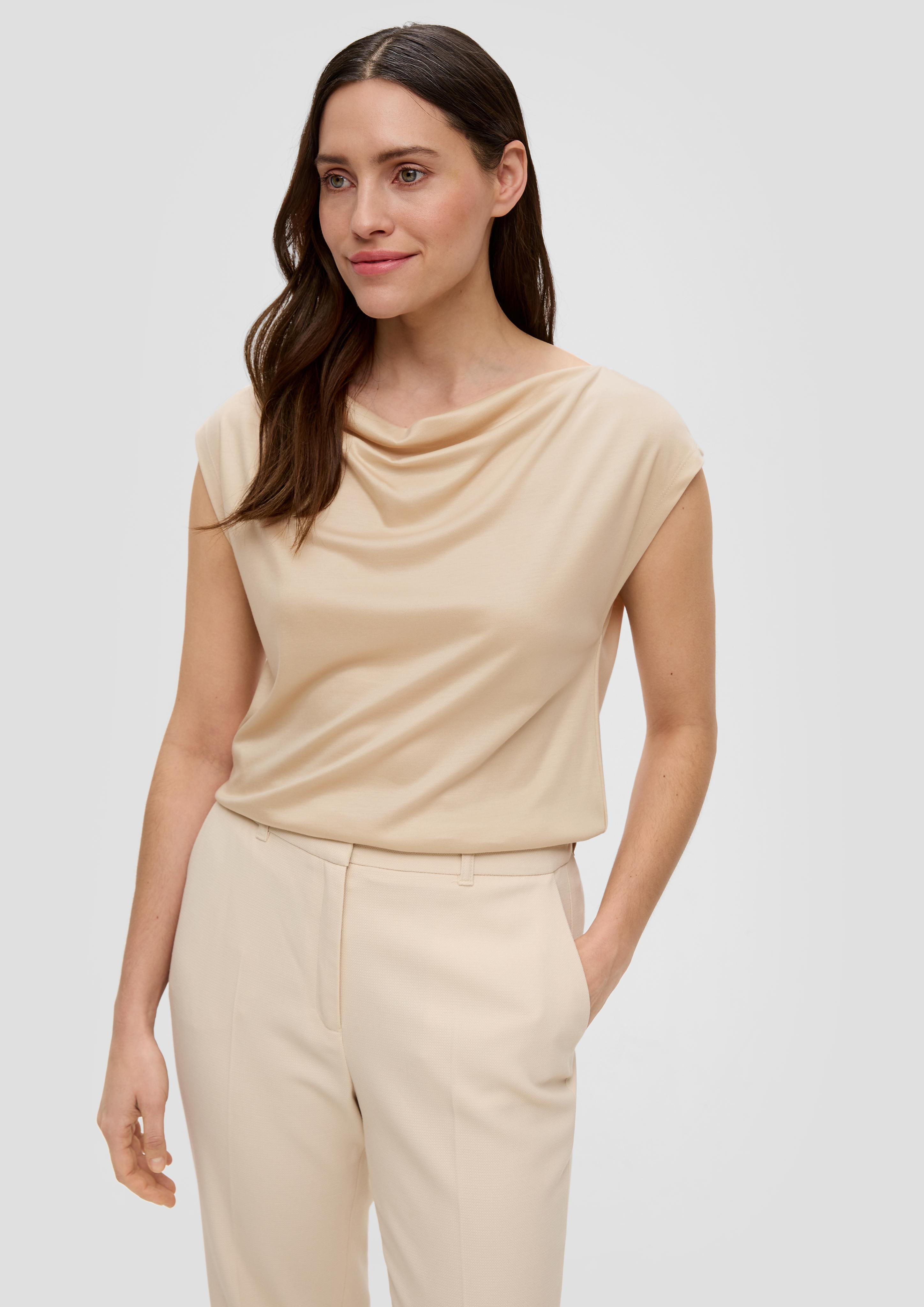 Top mit Wasserfall-Ausschnitt  2138434-8120