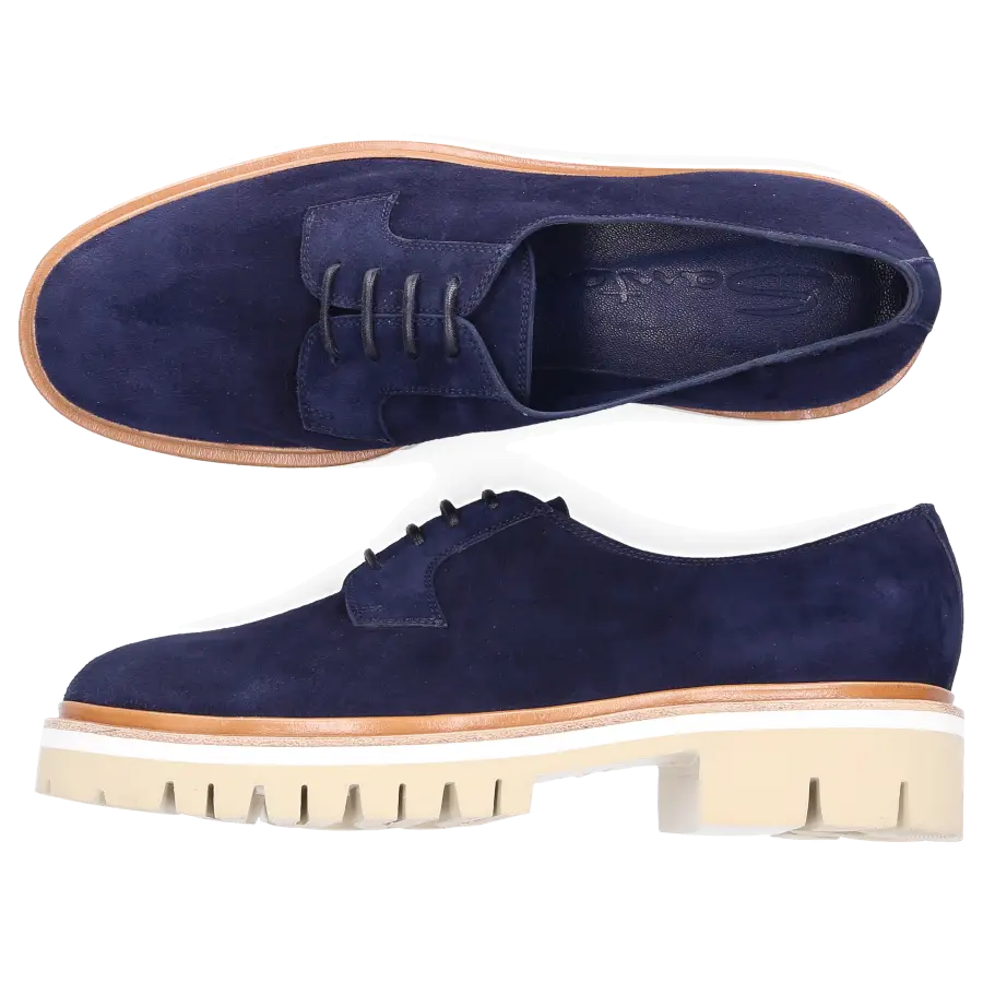 Santoni - Halbschuhe blau - blau