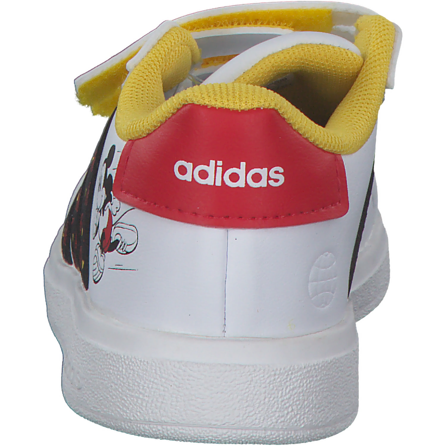 Adidas Grand Court Mickey CF I, Sneakers Low, Kinder, ftwr white/core black/better s