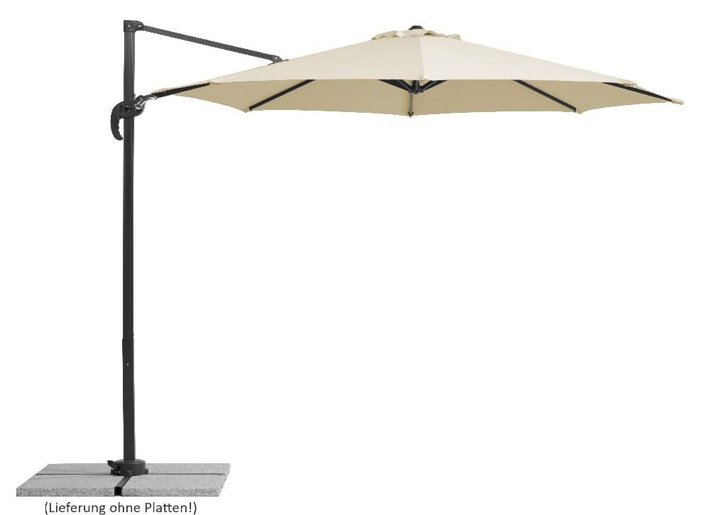 Schneider Schirme Schneider Ampelschirm Rhodos Junior, ca. 300 cm, natur