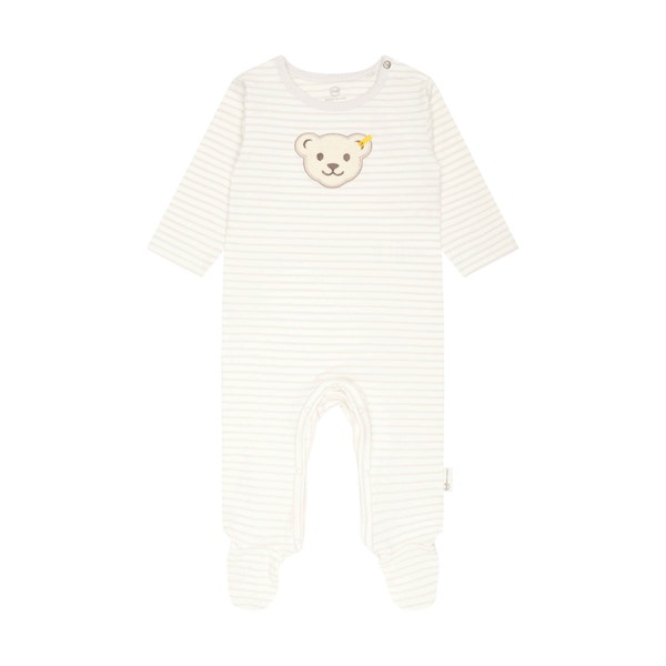 Strampler langarm GOTS, beige