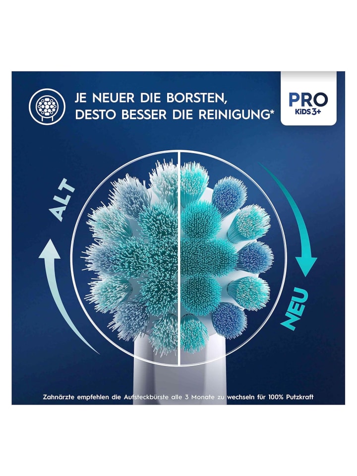 Oral-B Zahnbürste Pro Kids Spiderman in Blau günstig kaufen onesize