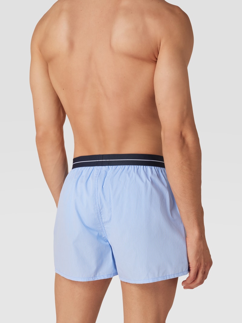 Boxershorts mit Label-Detail im 2er-Pack in hellblau