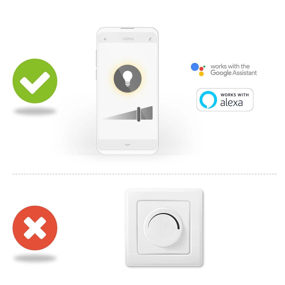 Nedis WIFILAW10WT SmartLife Deckenleuchte