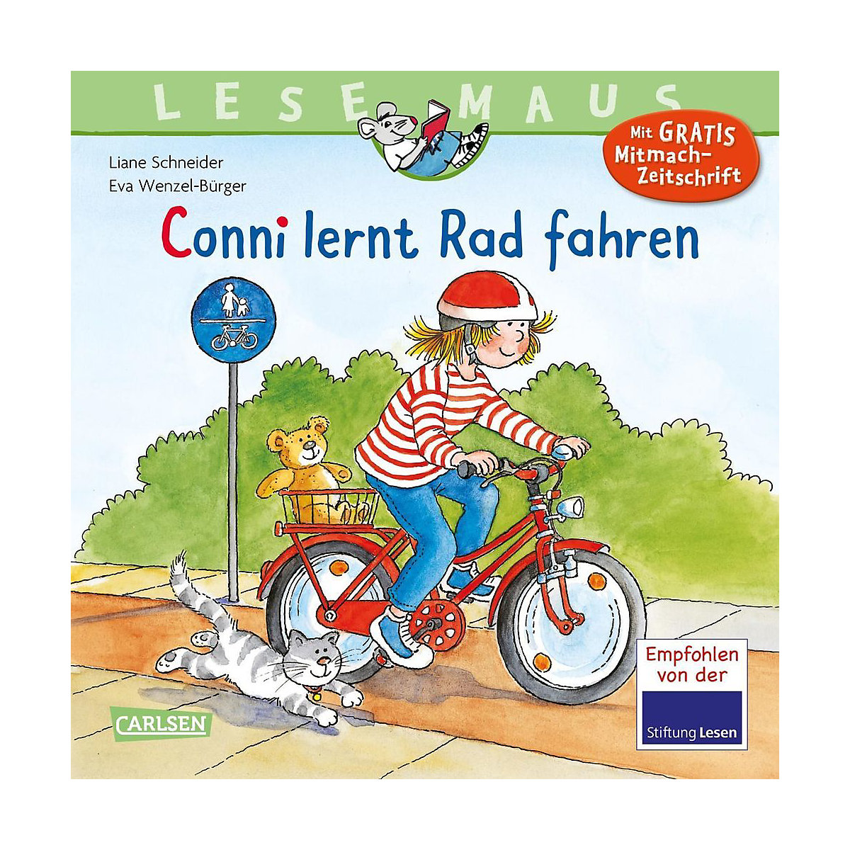 Lesemaus: Conni lernt Rad fahren