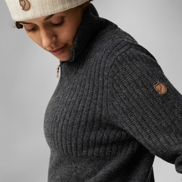 ÖVIK HALF ZIP KNIT W Damen - Wollpullover