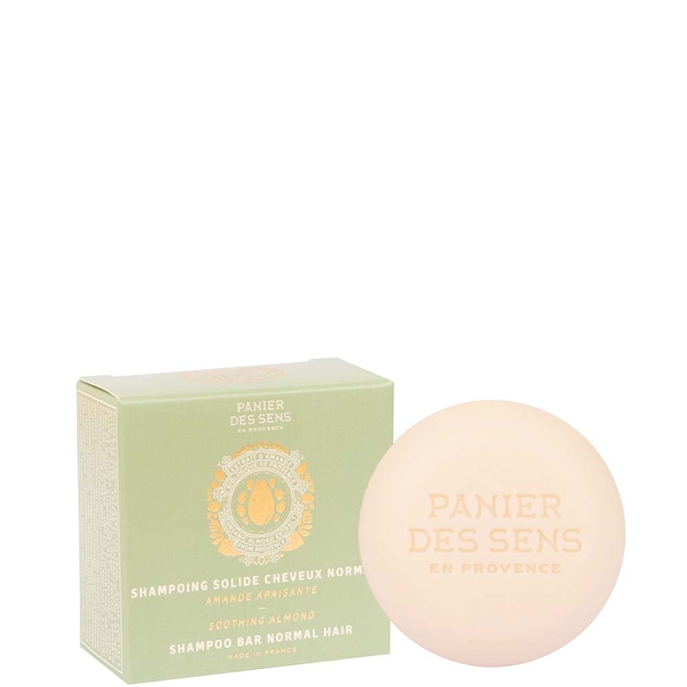 Panier des Sens SHAMPOING SOLIDE CHEVEUX NORMAUX | Amande Apaisante Shampooing solide