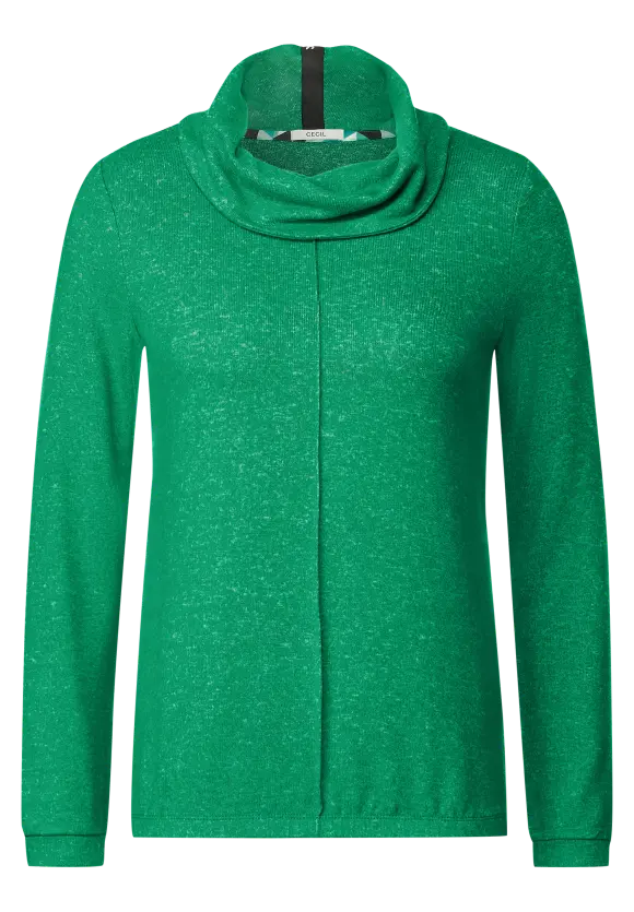 CECIL Shirt mit Volumenkragen
