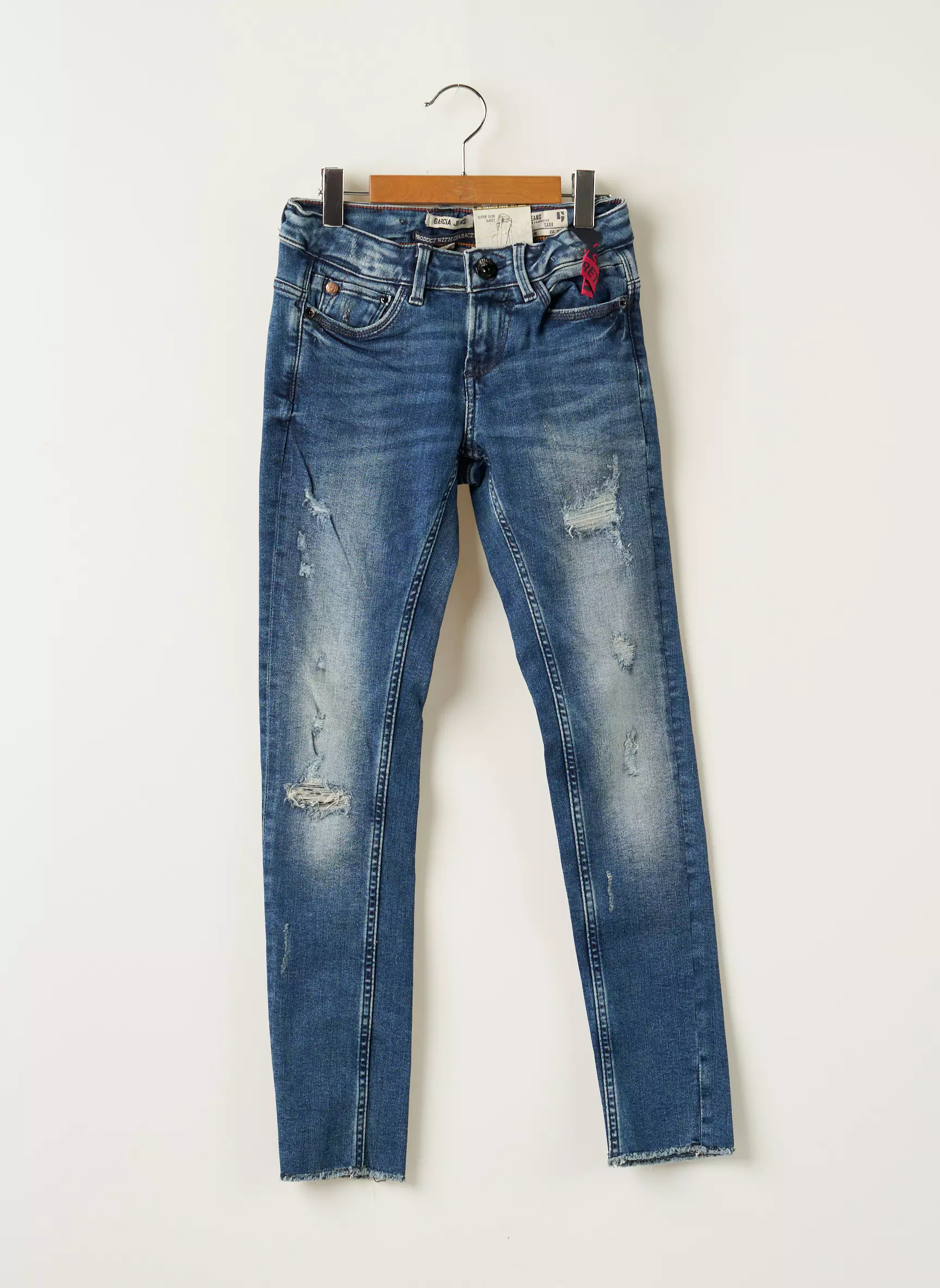 Garcia Jeans Coupe Slim Garcon couleur bleu