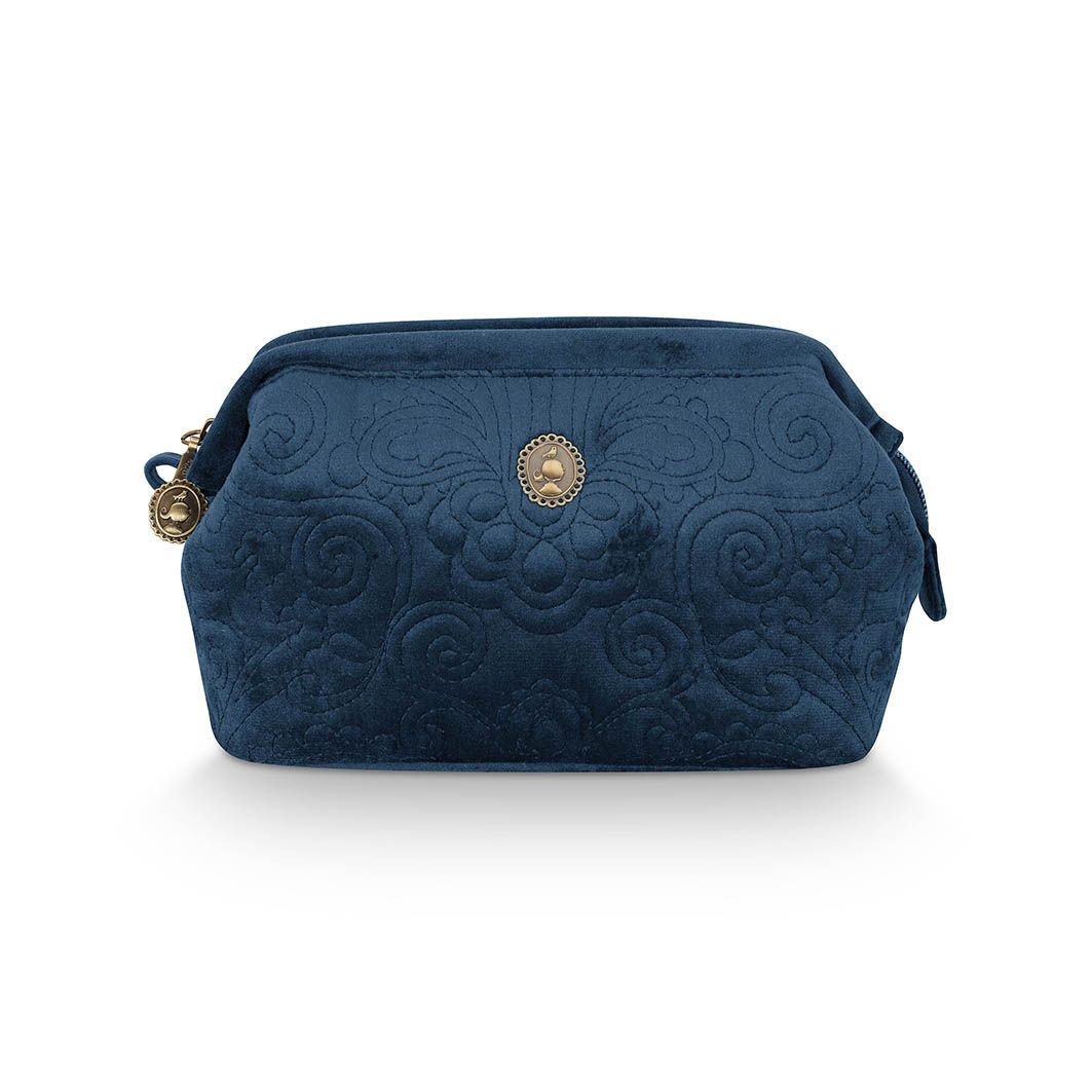 Velvet Quiltey Days Kosmetiktasche Blau