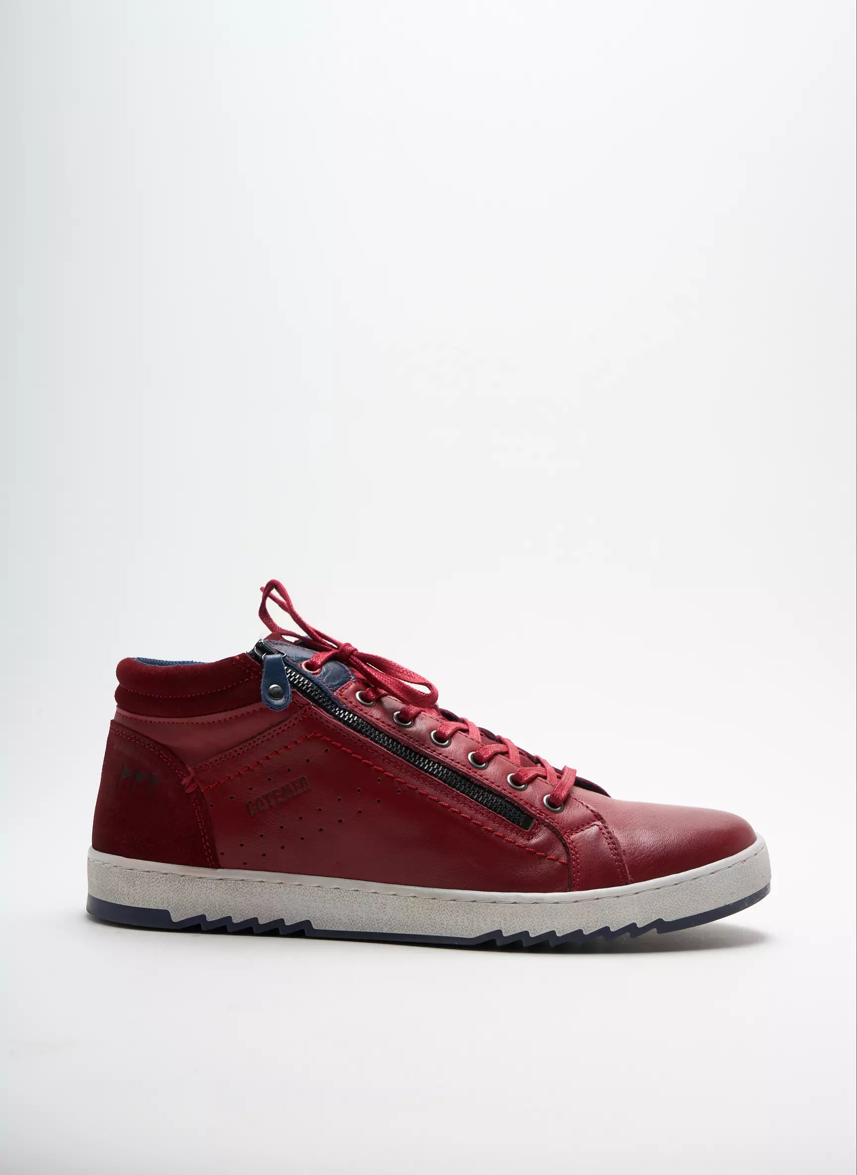 Cotemer Baskets Homme couleur rouge