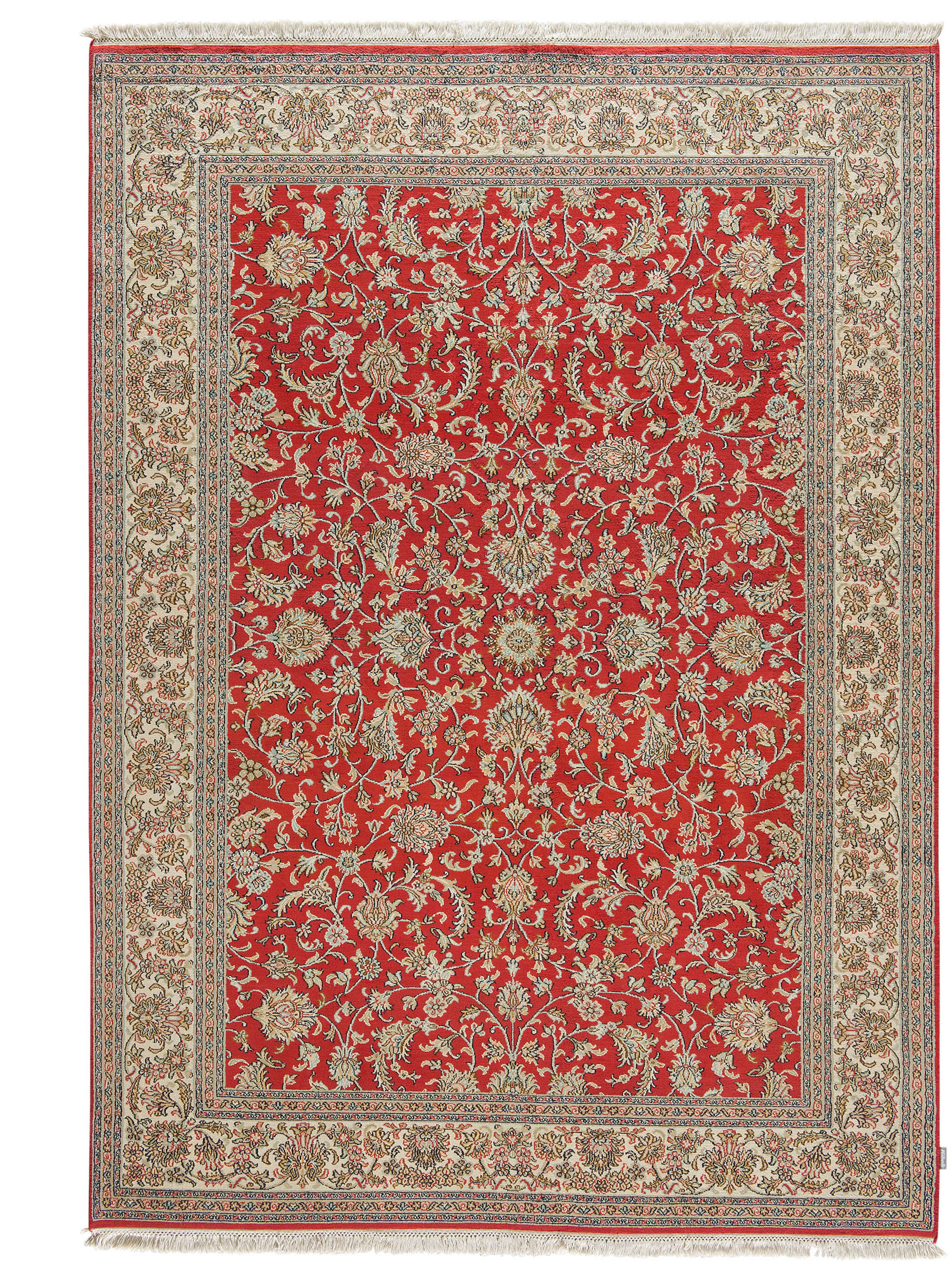 Kaschmir Seide 18/18 ca. 156 x 216 cm, Unikat / Einzelstück