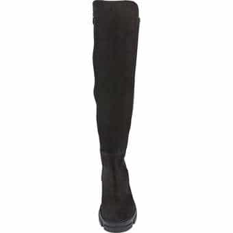 Alpe Woman Overknee in schwarz