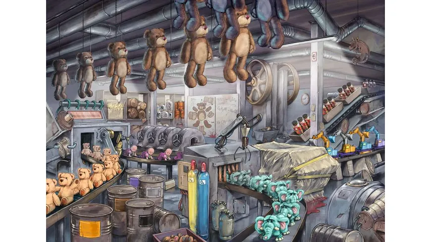 Ravensburger Puzzle - In der Spielzeugfabrik - 368 Teile
