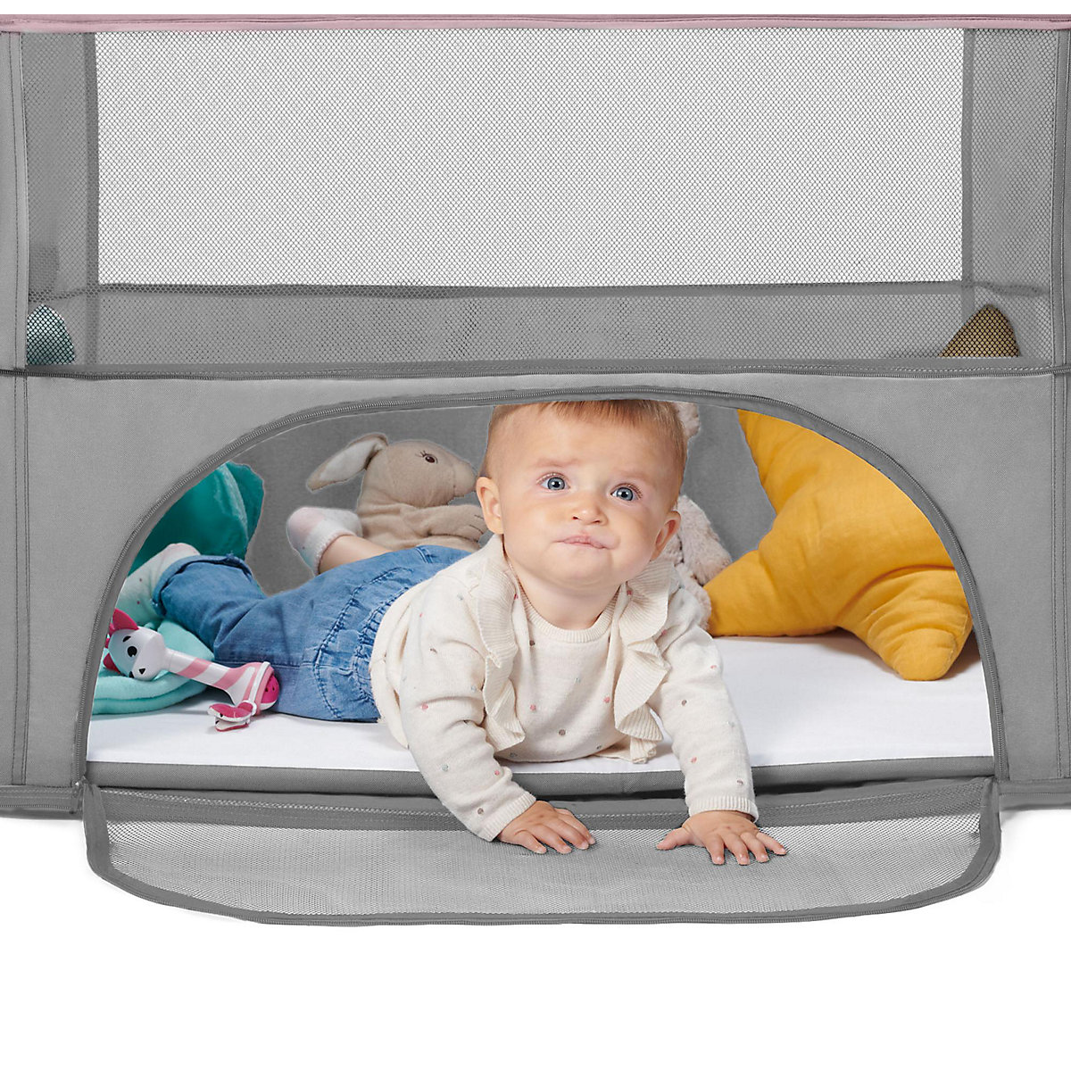 Kinderbett 2 in 1 MOVI, rosa
