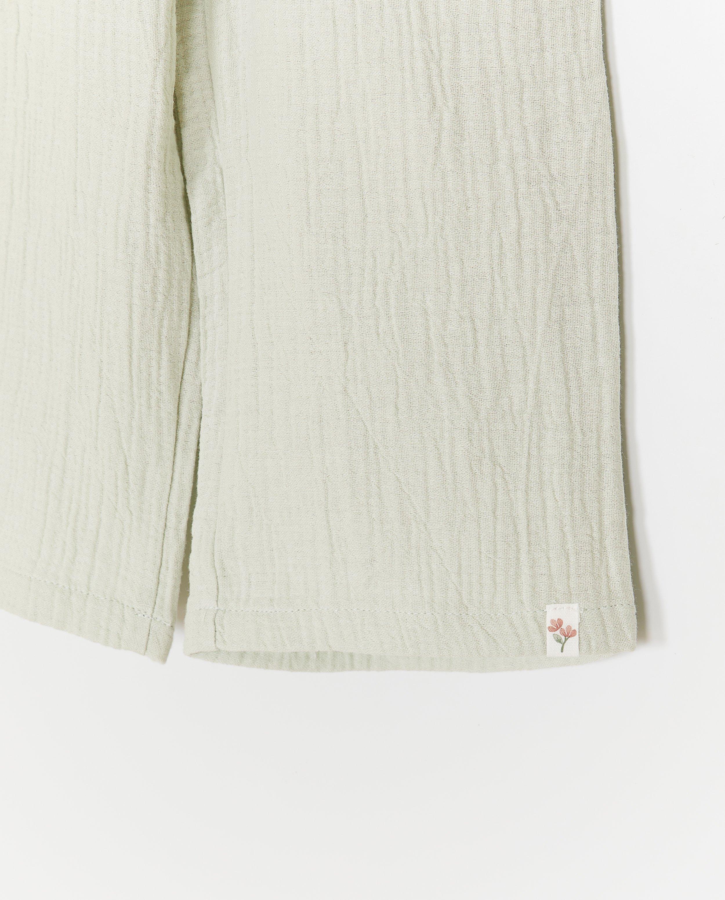 Pantaloni Little Dutch Tetra verde deschis