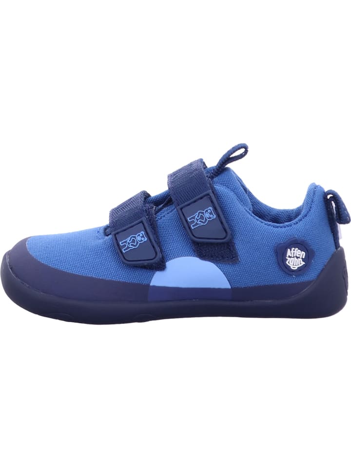 Affenzahn Jungen- Halbschuhe Halbschuh Baumwolle Lucky  Bär in Blau günstig kaufen