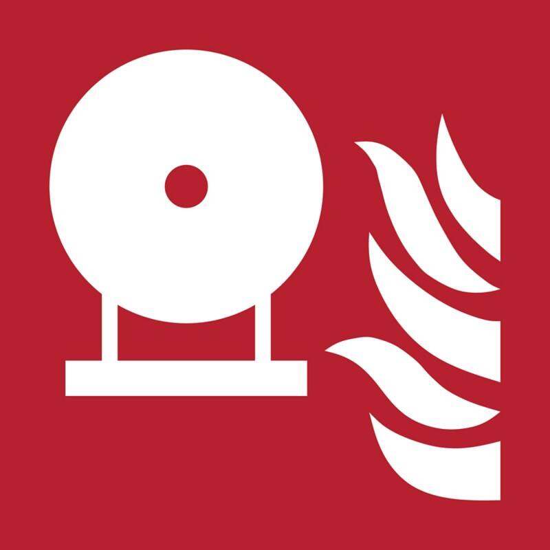 Djois Warnschild Feuerlöschmittel Klebstoff, einschraubbar PP (Polypropylen) 15 (B) x 0,14 (H) cm 3 Stück