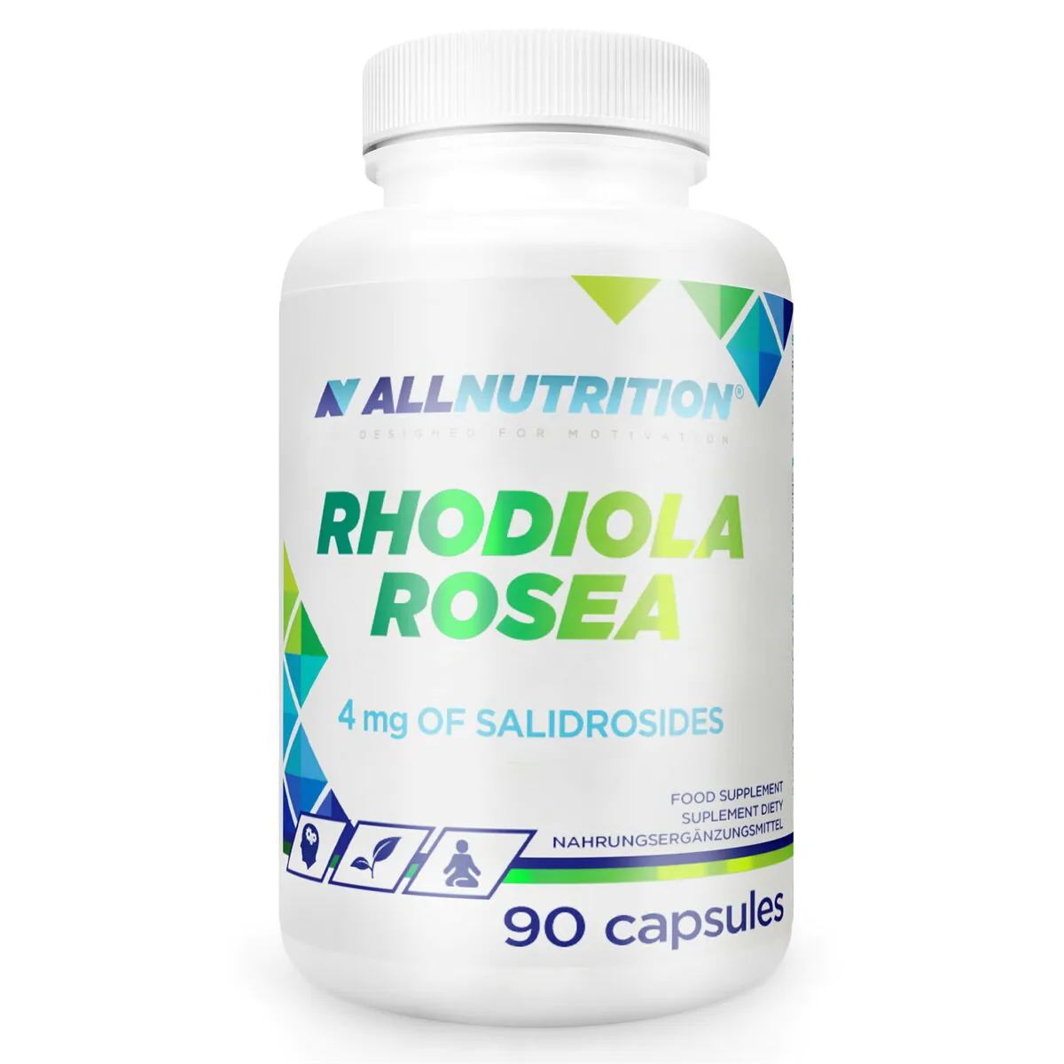 „Allnutrition Adapto“ rožinės rodiolės kapsulės