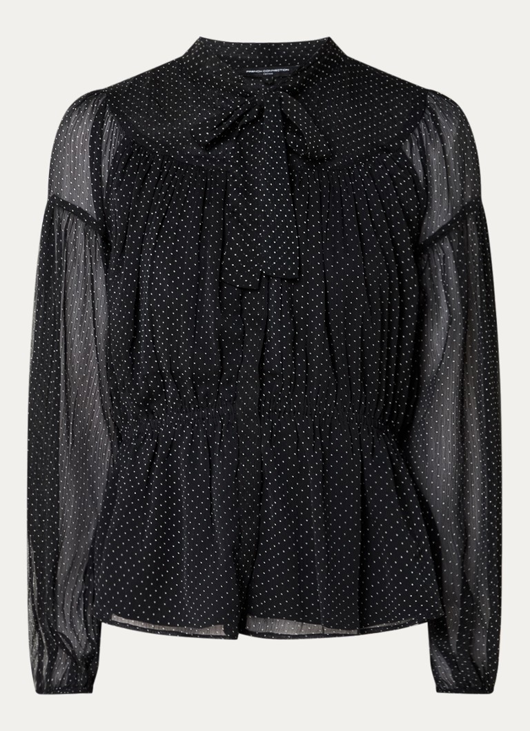 French Connection Ines Bluse mit Polka-Dot-Muster