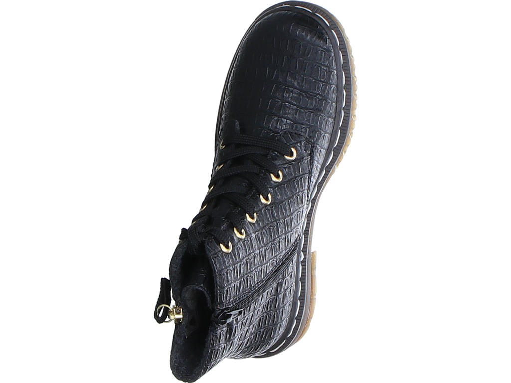 RIEKER Winterstiefel schwarz
