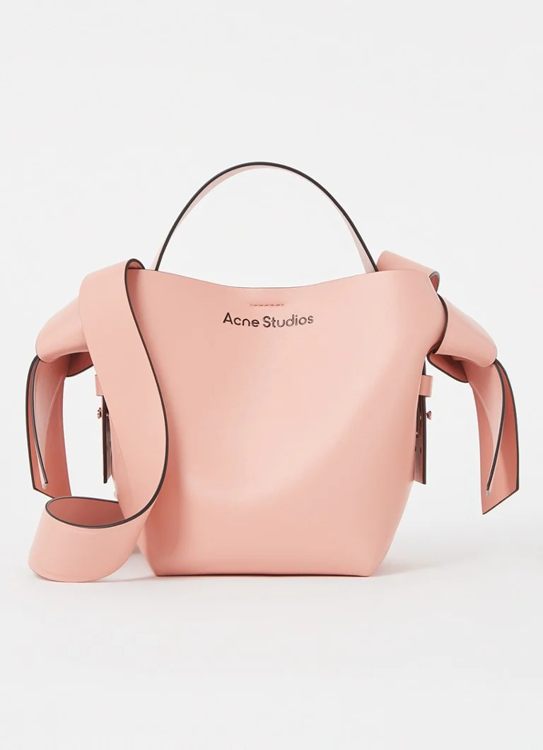 Acne Studios Mini handbag in calfskin with detachable shoulder strap