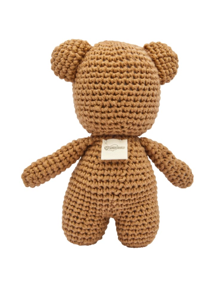 miniHeld Handgestrickter Bär gehäkelt aus Baumwolle Spielzeug 15 cm 0 Monate günstig kaufen onesize
