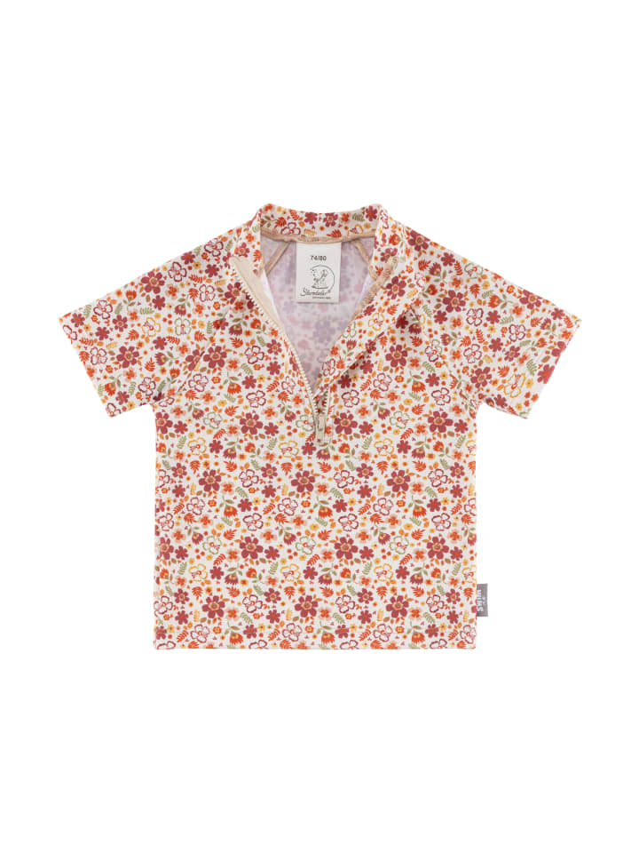 Sterntaler Badeshirt kurzarm Blumen in ecru günstig kaufen
