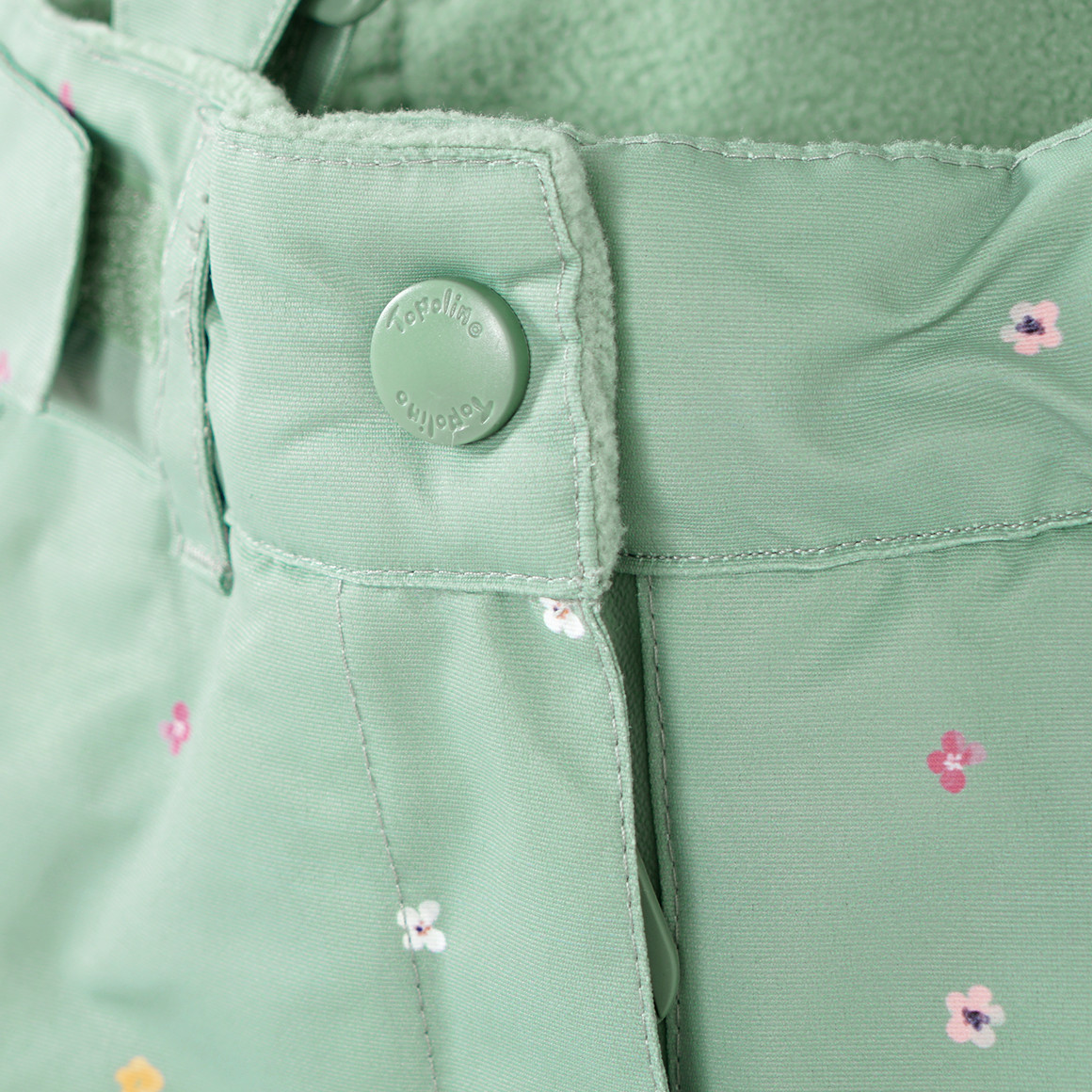 Mädchen Schneehose mit Blümchen