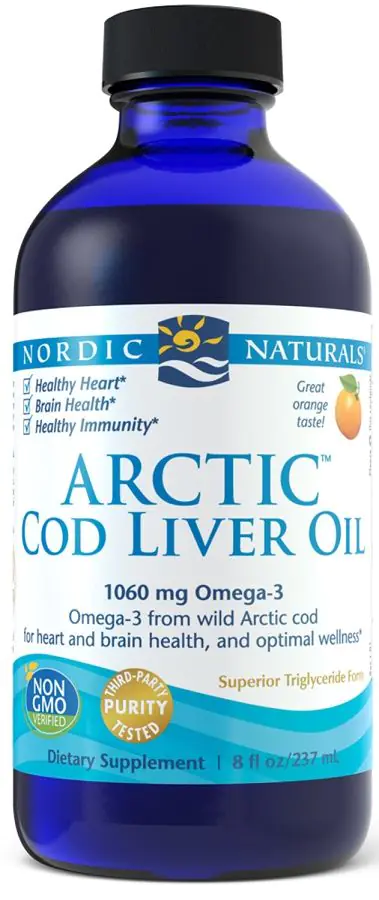Nordic Naturals arktičko ulje jetre bakalara, okus narandže, tekućina