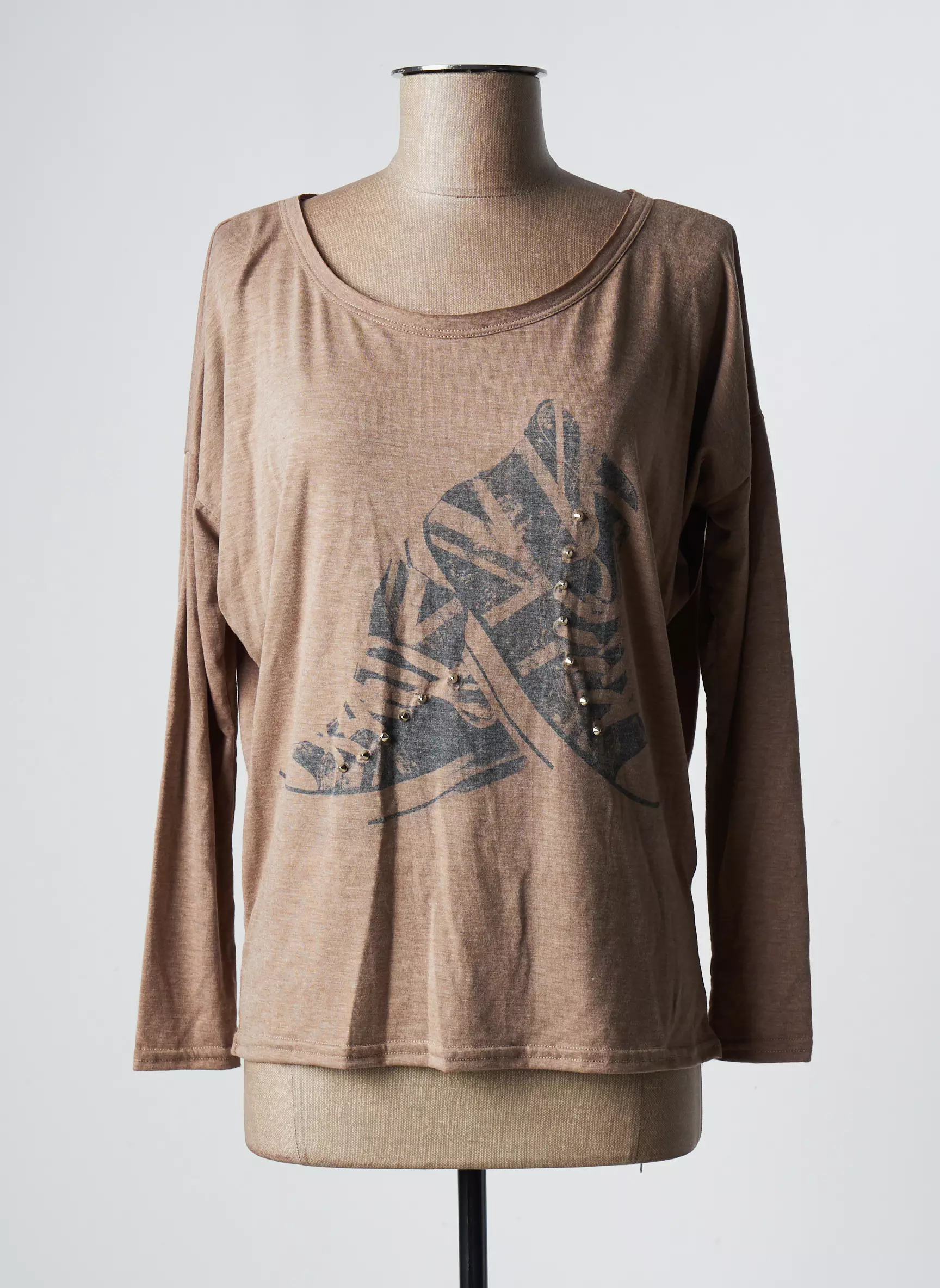 I Love Lfm Tops Femme couleur beige