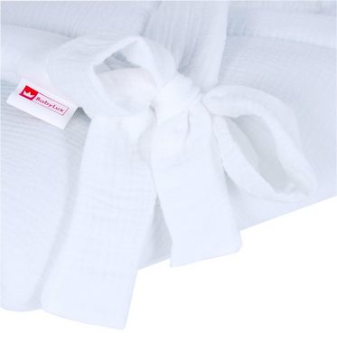 Einschlagdecke BABYLUX Einschlagdecke Musselin BABYHÖRNCHEN 75 x 75 cm Neugeborene, BabyLux, Weiß
