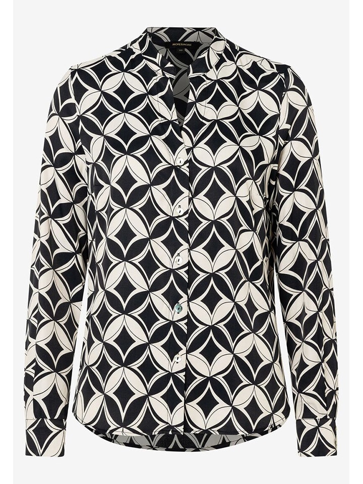 More & More Bluse in Schwarz/ Weiß günstig kaufen