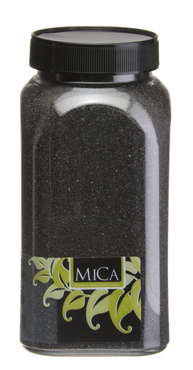 Mica Decorations Dekosteine Mica Dekosand schwarz 650 ml